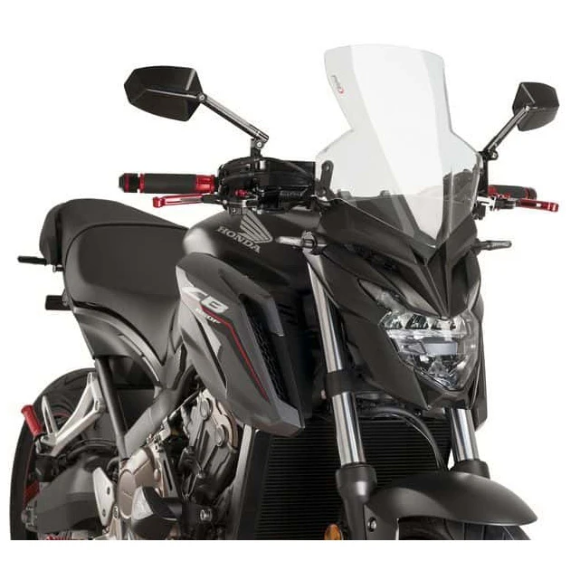 Puig 9687 Naked New Generation Sport Windshield For Honda CB650F (2017-) 1 Puig 9687 Naked New Generation Sport Windshield For Honda CB650F (2017-)