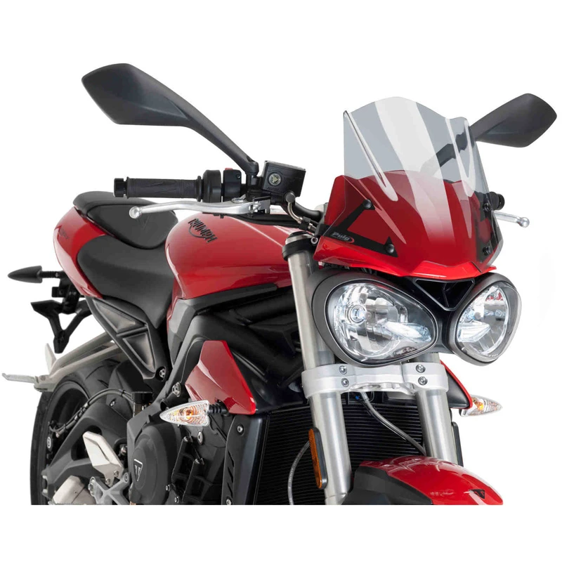 Puig 9999 Naked New Generation Sport Windshield Triumph Street Triple S (2017-) 2 Puig 9999 Naked New Generation Sport Windshield Triumph Street Triple S (2017-) - Image 2