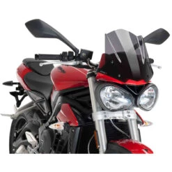 Puig 9999 Naked New Generation Sport Windshield Triumph Street Triple S (2017-) 7 Puig 9999 Naked New Generation Sport Windshield Triumph Street Triple S (2017-) -MotorVision Store puig 9999 naked new sport windshield image3