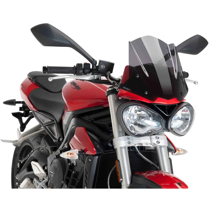 Puig 9999 Naked New Generation Sport Windshield Triumph Street Triple S (2017-) 3 Puig 9999 Naked New Generation Sport Windshield Triumph Street Triple S (2017-) - Image 3