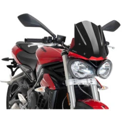 Puig 9999 Naked New Generation Sport Windshield Triumph Street Triple S (2017-) 8 Puig 9999 Naked New Generation Sport Windshield Triumph Street Triple S (2017-) -MotorVision Store puig 9999 naked new sport windshield image4