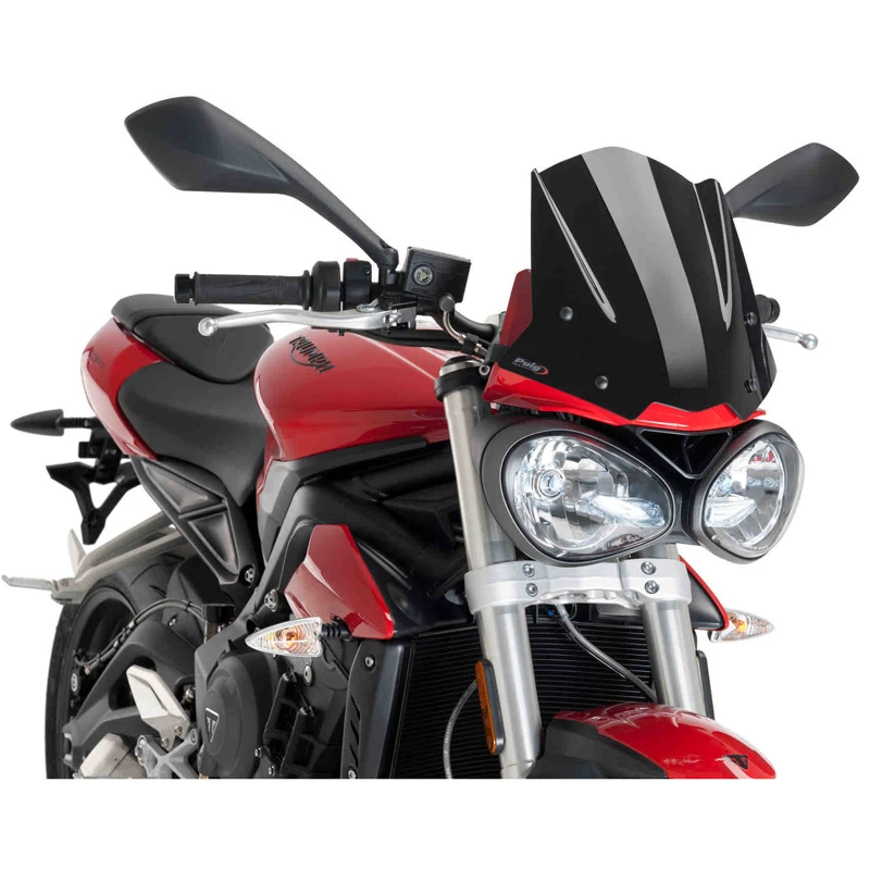 Puig 9999 Naked New Generation Sport Windshield Triumph Street Triple S (2017-) 4 Puig 9999 Naked New Generation Sport Windshield Triumph Street Triple S (2017-) - Image 4
