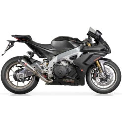 QD AAPR0060011 Gunshot Slip-on Exhaust, Titanium For Aprilia RSV4 1000-1100 '18- -MotorVision Store qd aapr0060011 gunshot slip on exhaust image3