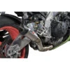 QD AAPR0060013-1 Gunshot Racing Slip-on Exhaust, Titanium For Aprilia Tuono V4