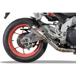 QD AAPR0060013-1 Gunshot Racing Slip-on Exhaust, Titanium For Aprilia Tuono V4 -MotorVision Store qd aapr0060013 1 gunshot racing slip on exhaust image3
