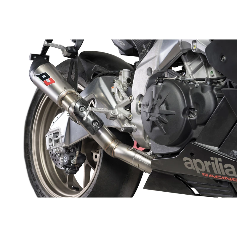 QD AAPR0070013 Gunshot Semi Full Exhaust, Titanium For Aprilia RSV4 1000-1100 '18- 2 QD AAPR0070013 Gunshot Semi Full Exhaust, Titanium For Aprilia RSV4 1000-1100 '18- - Image 2