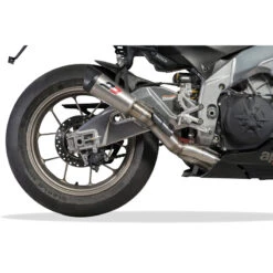QD AAPR0070013 Gunshot Semi Full Exhaust, Titanium For Aprilia RSV4 1000-1100 '18- 8 QD AAPR0070013 Gunshot Semi Full Exhaust, Titanium For Aprilia RSV4 1000-1100 '18- -MotorVision Store qd aapr0070013 magnum semi full exhaust image3