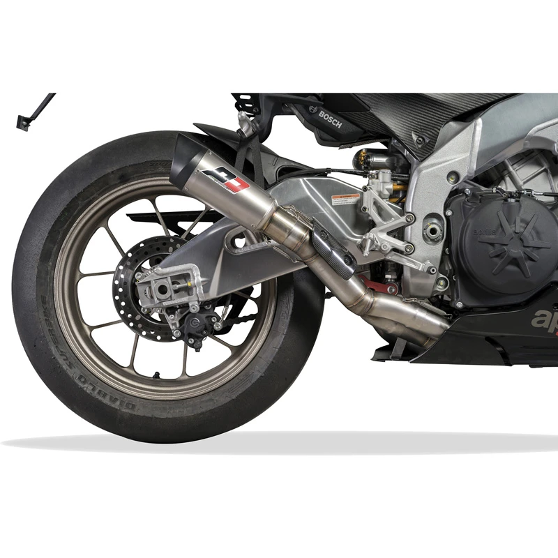 QD AAPR0070013 Gunshot Semi Full Exhaust, Titanium For Aprilia RSV4 1000-1100 '18- 3 QD AAPR0070013 Gunshot Semi Full Exhaust, Titanium For Aprilia RSV4 1000-1100 '18- - Image 3