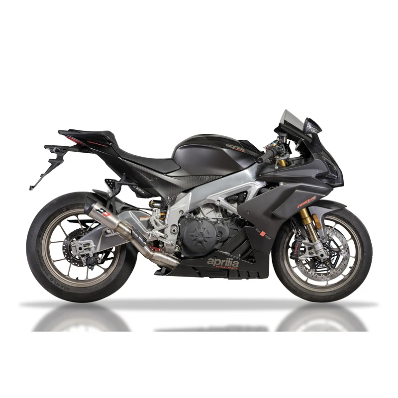 QD AAPR0070013 Gunshot Semi Full Exhaust, Titanium For Aprilia RSV4 1000-1100 '18- 4 QD AAPR0070013 Gunshot Semi Full Exhaust, Titanium For Aprilia RSV4 1000-1100 '18- - Image 4