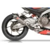 QD AAPR0080011 Gunshot Full Exhaust, Tri Cone Titanium For Aprilia RS/Tuono 660