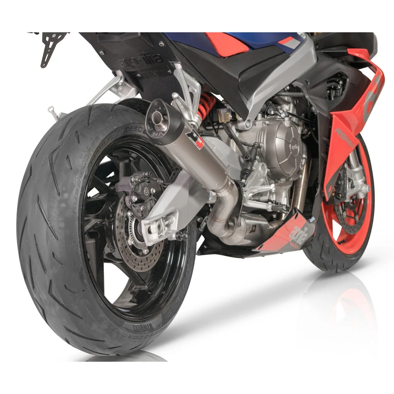 QD AAPR0080011 Gunshot Full Exhaust, Tri Cone Titanium For Aprilia RS/Tuono 660 2 QD AAPR0080011 Gunshot Full Exhaust, Tri Cone Titanium For Aprilia RS/Tuono 660 - Image 2