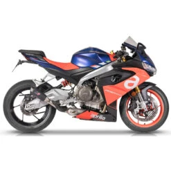 QD AAPR0080029 Gunshot Full Exhaust, Tri Cone Dark For Aprilia RS/Tuono 660 '20- -MotorVision Store qd aapr0080029 gunshot full exhaust image5