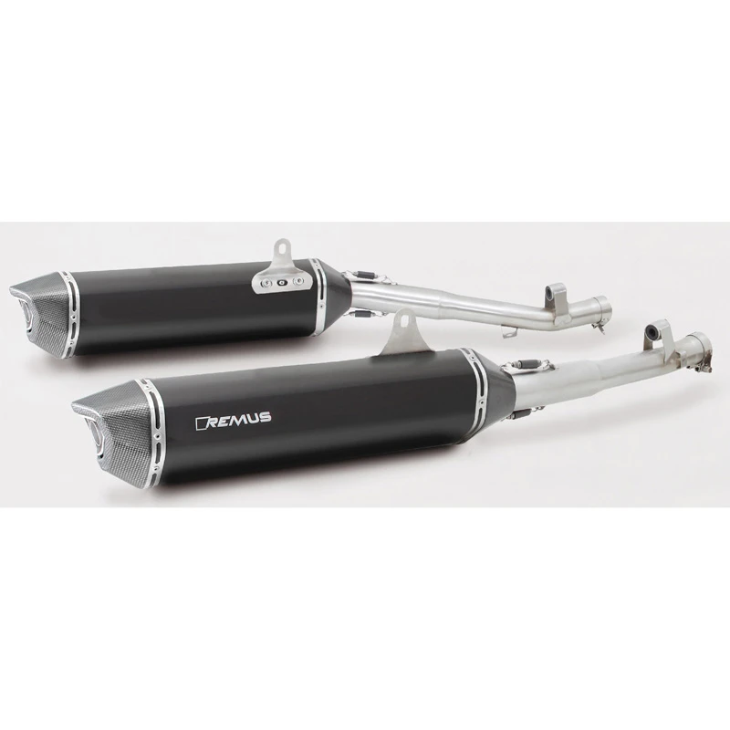 Remus 0564783 089917LR Black Hawk Racing Slip-on Exhausts, Black For BMW K1600GT/GTL '17- 1 Remus 0564783 089917LR Black Hawk Racing Slip-on Exhausts, Black For BMW K1600GT/GTL '17-