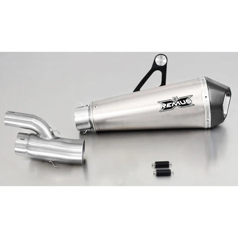 Remus 056802 087017 Hypercone Slip-on Exhaust W/ Mid Pipe, Titanium For BMW S1000RR '17- 1 Remus 056802 087017 Hypercone Slip-on Exhaust W/ Mid Pipe, Titanium For BMW S1000RR '17-