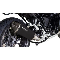 Remus 64783 088219 Black Hawk Racing Slip-on Exhaust, Black For BMW R1250R/RS '19-