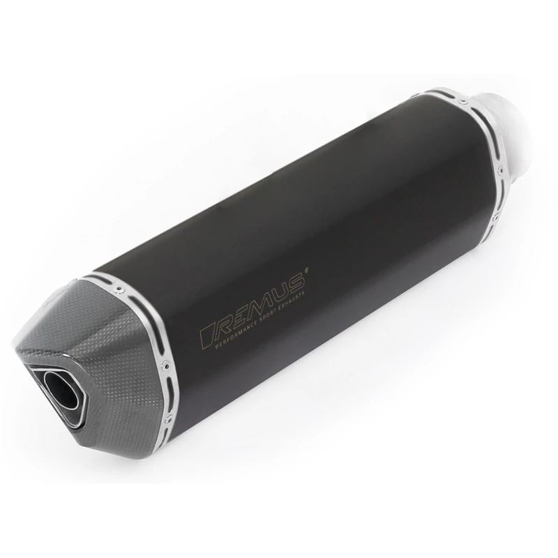 Remus 64783 088219 Black Hawk Racing Slip-on Exhaust, Black For BMW R1250R/RS '19- 2 Remus 64783 088219 Black Hawk Racing Slip-on Exhaust, Black For BMW R1250R/RS '19- - Image 2