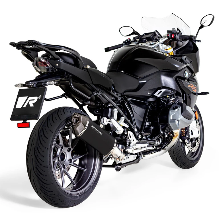 Remus 64783 088219 Black Hawk Racing Slip-on Exhaust, Black For BMW R1250R/RS '19- 3 Remus 64783 088219 Black Hawk Racing Slip-on Exhaust, Black For BMW R1250R/RS '19- - Image 3