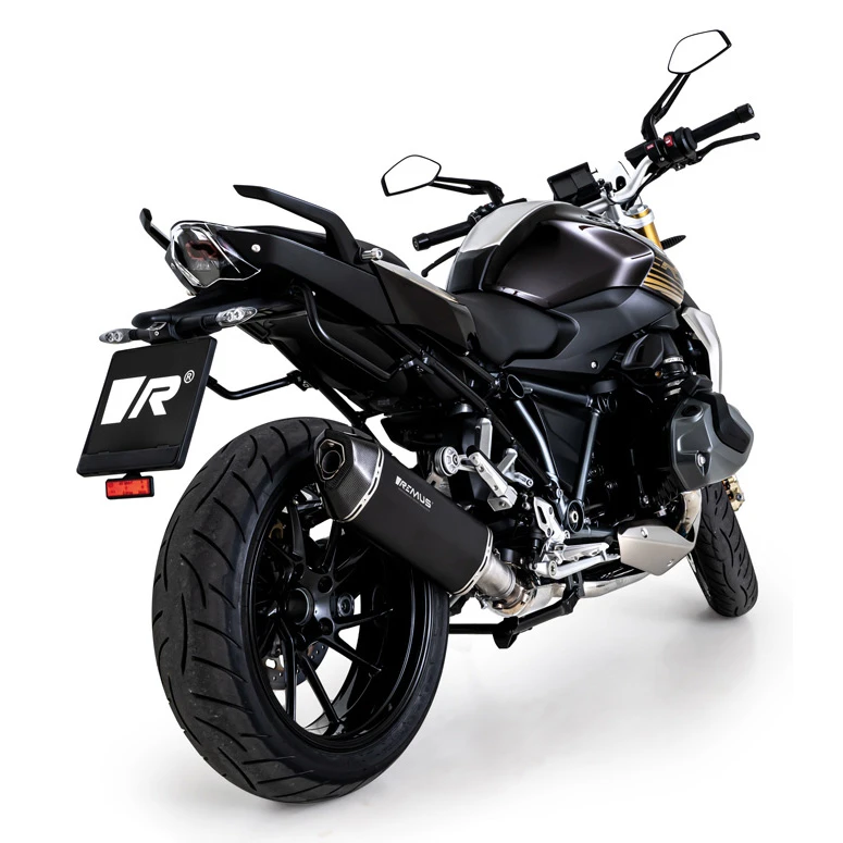 Remus 64783 088219 Black Hawk Racing Slip-on Exhaust, Black For BMW R1250R/RS '19- 7 Remus 64783 088219 Black Hawk Racing Slip-on Exhaust, Black For BMW R1250R/RS '19- - Image 7