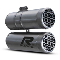 Remus 74582 087521 Euro 5 Double Mesh Slip-on Exhaust, Brushed For BMW RnineT (2021-)