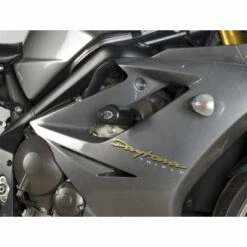 R&G Aero Style Frame Sliders "No Cut" For Triumph Daytona 675R 9 R&G Aero Style Frame Sliders "No Cut" For Triumph Daytona 675R -MotorVision Store rg aero frame sliders triumph daytona 675r 05