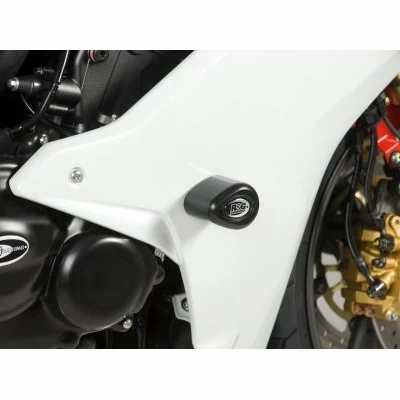 R&G Aero Style Frame Sliders White For Honda CBR600 F '11-up 2 R&G Aero Style Frame Sliders White For Honda CBR600 F '11-up - Image 2