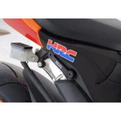 R&G BLP0030BK Left Side Passenger Foot Rest Blanking Plate For Honda CBR600RR (2013-current