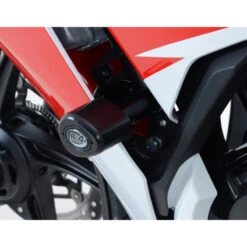 R&G CP0375.BL Aero Style Frame Sliders For Honda CBR300R (2014-current) -MotorVision Store rg cp0375 bl aero frame sliders honda cbr300r image3