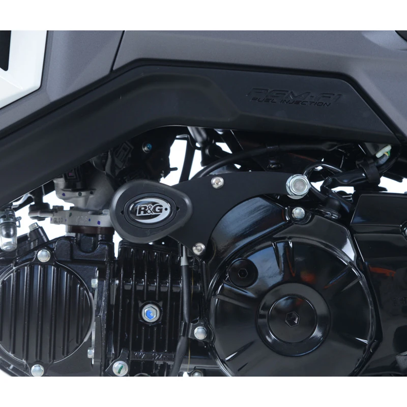 R&G CP0429BL Aero Style Frame Sliders For Honda Grom MSX125 (2017-) 6 R&G CP0429BL Aero Style Frame Sliders For Honda Grom MSX125 (2017-) - Image 6