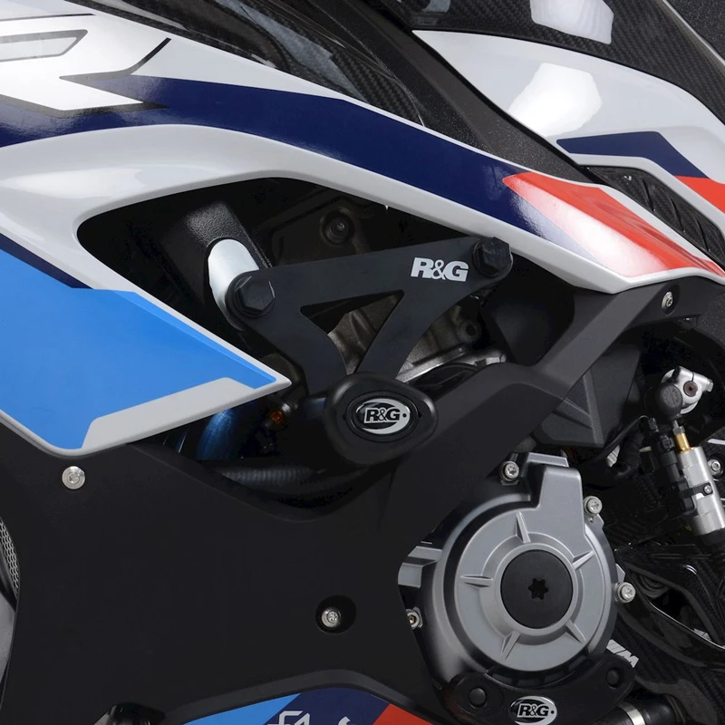 R&G CP0529WH Aero Style Racing Crash Protectors, White For BMW M1000RR (2021-) 2 R&G CP0529WH Aero Style Racing Crash Protectors, White For BMW M1000RR (2021-) - Image 2