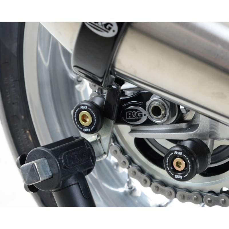 R&G CR0055BK Offset Cotton Reels Triumph Thruxton 1200 / R 16-up / Street Twin 2016 1 R&G CR0055BK Offset Cotton Reels Triumph Thruxton 1200 / R 16-up / Street Twin 2016