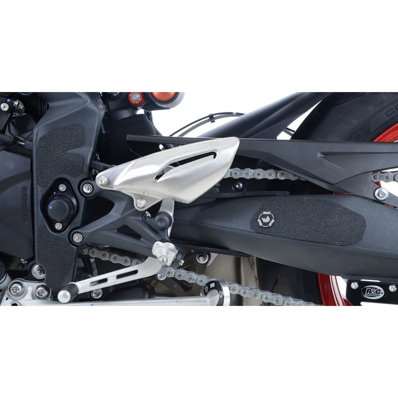 R&G EZBG803BL Boot Guard 6-Piece Kit For Triumph Street Triple R / RX (2013-) 1 R&G EZBG803BL Boot Guard 6-Piece Kit For Triumph Street Triple R / RX (2013-)