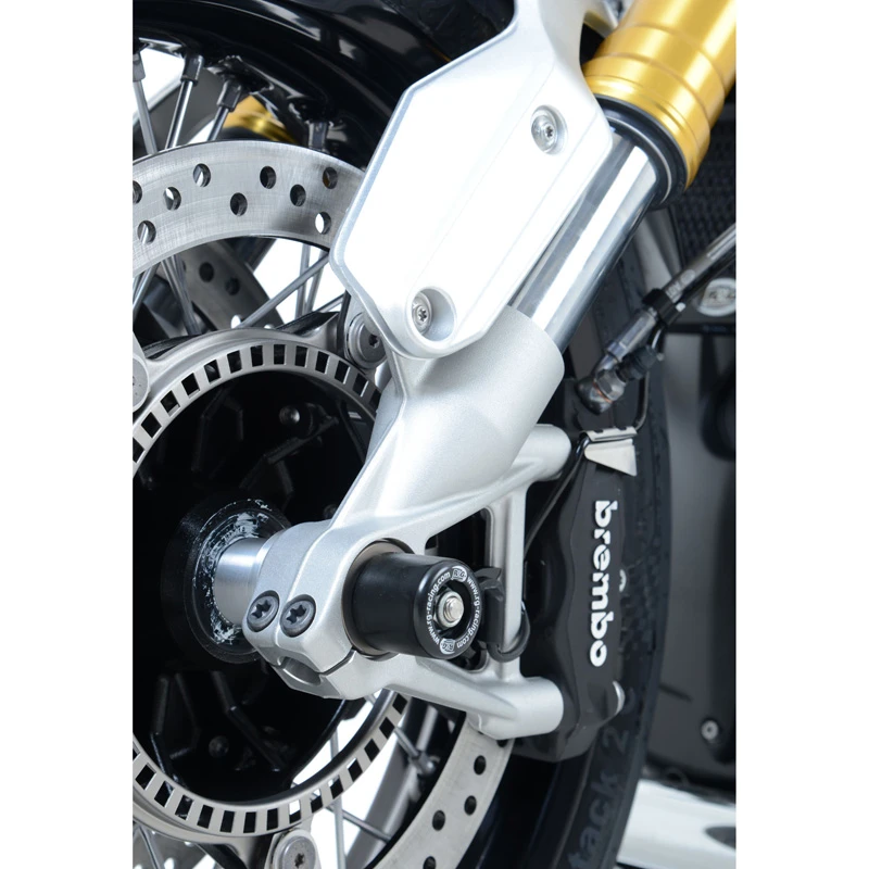 R&G FP0201BK Front Axle Sliders For BMW R NineT Scrambler, Racer, Urban GS & Pure (2017-) 2 R&G FP0201BK Front Axle Sliders For BMW R NineT Scrambler, Racer, Urban GS & Pure (2017-) - Image 2