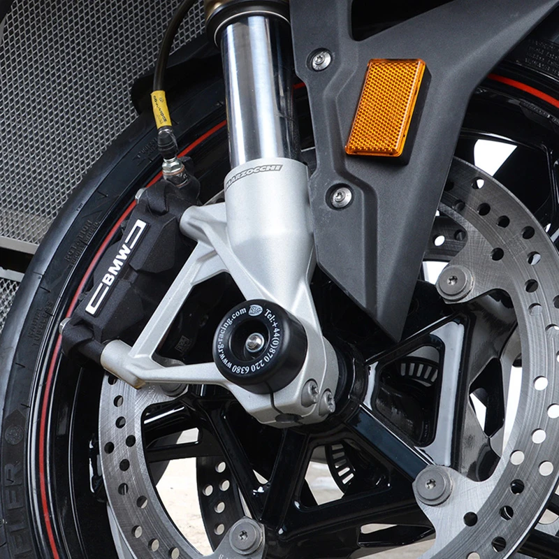 R&G FP0220BK Front Axle Sliders Fork Protectors For BMW S1000RR (2019-) 2 R&G FP0220BK Front Axle Sliders Fork Protectors For BMW S1000RR (2019-) - Image 2