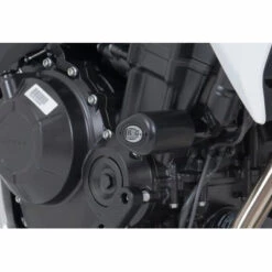 R&G Frame Sliders Aero Style For Honda CB500F / CB500X '13-up -MotorVision Store rg frame slider aero style honda cb500f 13 04