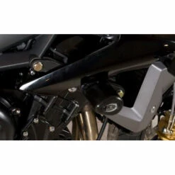 R&G Frame Slider Aero Style For Triumph Street Triple '13-'14 -MotorVision Store rg frame slider aero style triumph street triple 02