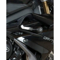 R&G Frame Slider Aero Style Road Version For Triumph 675 Daytona '13-up White 8 R&G Frame Slider Aero Style Road Version For Triumph 675 Daytona '13-up White -MotorVision Store rg frame slider aero white triumph 675 daytona 03 1
