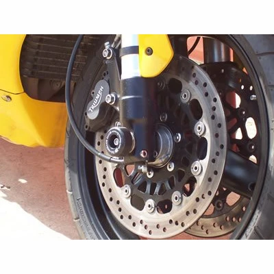 R&G Front Axle Sliders For Triumph Daytona T595 & 955i 1 R&G Front Axle Sliders For Triumph Daytona T595 & 955i