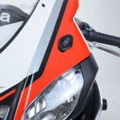 R&G MBP0006BK Mirror Blanking Plates For Aprila RSV4 & RSV4 1100 Factory (2019-) 9 R&G MBP0006BK Mirror Blanking Plates For Aprila RSV4 & RSV4 1100 Factory (2019-) -MotorVision Store rg mbp0006bk mirror blanking plates image3