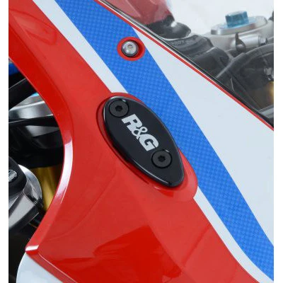 R&G MBP0007BK Mirror Blanking Plates For Honda CBR1000RR (2012-2016) 2 R&G MBP0007BK Mirror Blanking Plates For Honda CBR1000RR (2012-2016) - Image 2