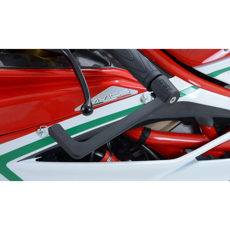R&G MLG0030RE Moulded Lever Guard, Red For Aprilia RS660 (2021-) 3 R&G MLG0030RE Moulded Lever Guard, Red For Aprilia RS660 (2021-) - Image 3