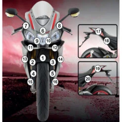 R&G SCPAPR003 Paint Protection Film For Aprilia RSV4 (2015-) -MotorVision Store rg racing scpapr003 paint protection film image5