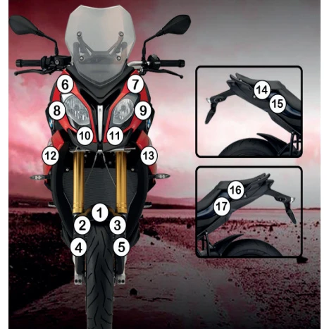 R&G SCPBMW006 Paint Protection Film For BMW S1000XR (2015-) 5 R&G SCPBMW006 Paint Protection Film For BMW S1000XR (2015-) - Image 5