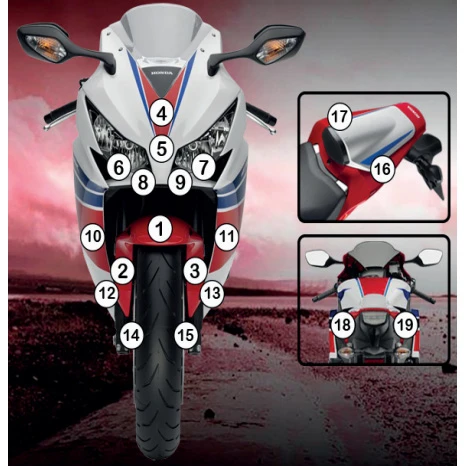 R&G SCPHON002 Paint Protection Film For Honda CBR1000RR (2012-2016) 5 R&G SCPHON002 Paint Protection Film For Honda CBR1000RR (2012-2016) - Image 5