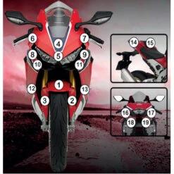 R&G SCPHON006 Paint Protection Film For Honda CBR1000RR (2017-) -MotorVision Store rg racing scphon006 paint protection film image5