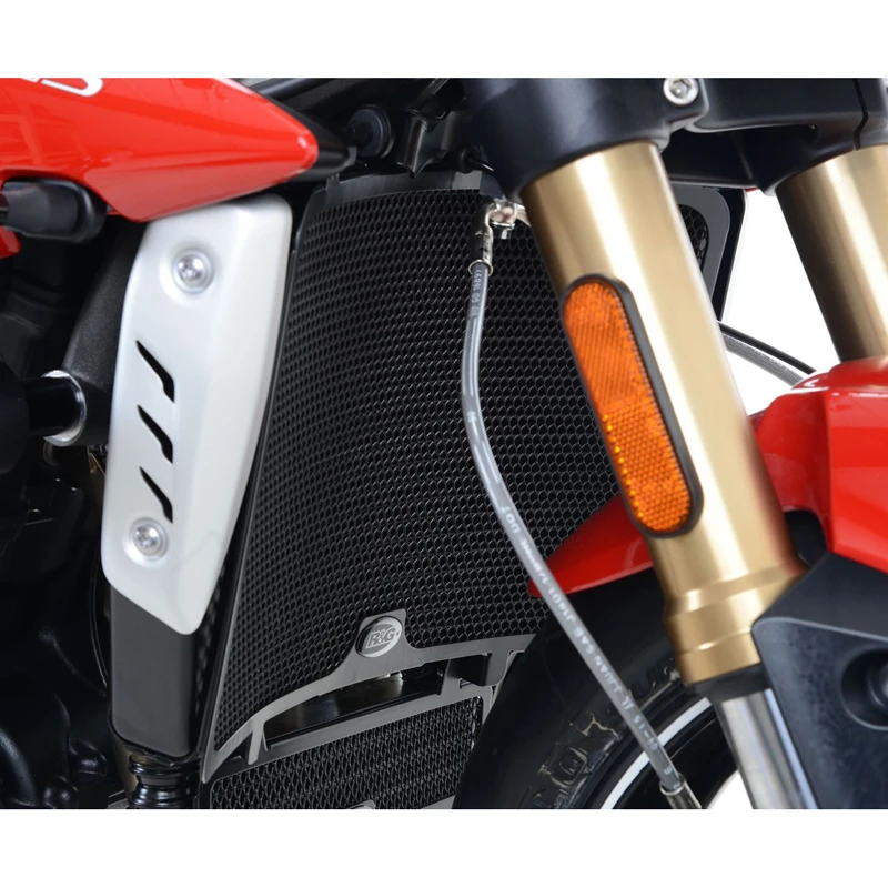 R&G RAD0202 Radiator Guard For Triumph Speed Triple R / S / RS (2016-) 3 R&G RAD0202 Radiator Guard For Triumph Speed Triple R / S / RS (2016-) - Image 3
