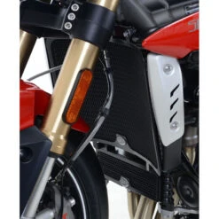 R&G RAD0202 Radiator Guard For Triumph Speed Triple R / S / RS (2016-) 9 R&G RAD0202 Radiator Guard For Triumph Speed Triple R / S / RS (2016-) -MotorVision Store rg rad0202 radiator guard image5