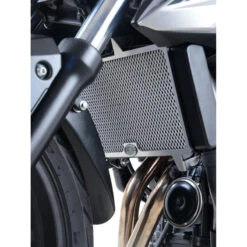 R&G RAD0206BK Radiator Guard, Black For Honda CB500F (2016-) -MotorVision Store rg rad0206bk radiator guard image3