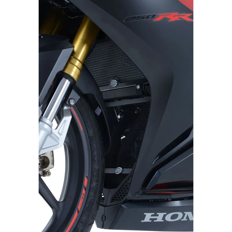 R&G RAD0213BK Radiator Guard, Black For Honda CBR250RR (2017-) 3 R&G RAD0213BK Radiator Guard, Black For Honda CBR250RR (2017-) - Image 3