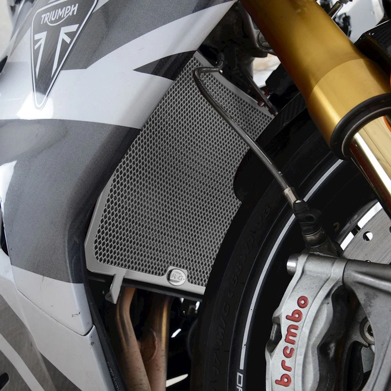 R&G RAD0261TI Radiator Guard, Titanium For Triumph Daytona Moto2 765 (2020-) 1 R&G RAD0261TI Radiator Guard, Titanium For Triumph Daytona Moto2 765 (2020-)