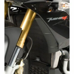 R&G Radiator Guard Black For Aprilia V4 Tuono '11-'14